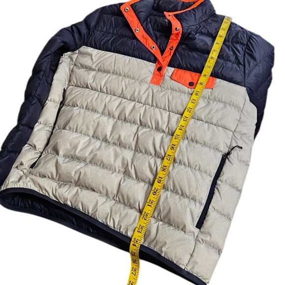 Eddie Bauer Womens Down Feather Pullover Snap Button Puffer Quilted Jacket, Sz S - Picture 6 of 7